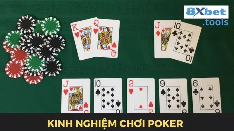 Cần trau dồi kinh nghiệm để chinh phục poker 8xbet