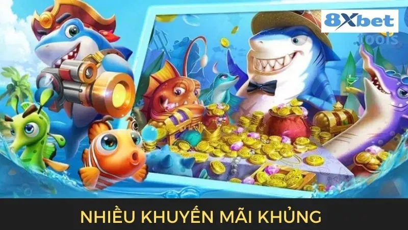 Chơi game bắn cá online nhiều khuyến mãi khủng