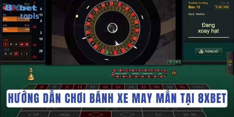 Các bước quay bánh xe Roulette may mắn tại cổng game 8Xbet