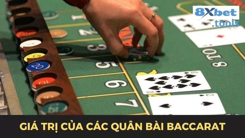 Mỗi quân bài trong baccarat đều có giá trị riêng